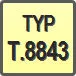 Piktogram - Typ: T.8843